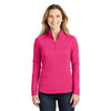 The North Face Women's Petticoat Pink Tech 1/4-Zip Fleece