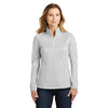 The North Face Women's TNF Light Grey Heather Tech 1/4-Zip Fleece