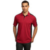 OGIO Men's Signal Red/Blacktop/Silver Grey Trax Polo