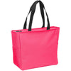 Port Authority Neon Pink Essential Zip Tote