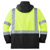 CornerStone Men's Safety Yellow/Black ANSI 107 Class 3 Safety Windbreaker