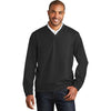 Port Authority Men's Black Zephyr V-Neck Pullover
