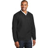Port Authority Men's Black Zephyr V-Neck Pullover