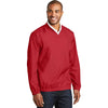 Port Authority Men's Rich Red Zephyr V-Neck Pullover