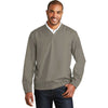 Port Authority Men's Stratus Grey Zephyr V-Neck Pullover