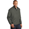 Port Authority Men's Grey Steel Zephyr 1/2-Zip Pullover