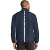 Port Authority Men's Dress Blue Navy Zephyr Reflective Hit Full-Zip Jacket