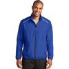 Port Authority Men's True Royal/Deep Black Zephyr Reflective Hit Full-Zip Jacket