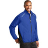 Port Authority Men's True Royal/Deep Black Zephyr Reflective Hit Full-Zip Jacket