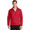 Port Authority Men's Rich Red Active 1/2-Zip Soft Shell Jacket