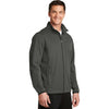 Port Authority Men's Grey Steel Active Soft Shell Jacket