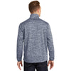 Sport-Tek Men's True Navy Electric Posicharge Electric Heather Soft Shell Jacket