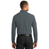 Port Authority Men's Graphite Long Sleeve Core Classic Pique Polo