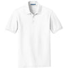 au-k100-port-authority-white-polo