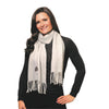 Kanata Light Grey Lambswool Blend Scarf