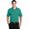 Port Authority Men's Verdant Green Silk Touch Interlock Performance Polo
