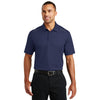 Port Authority Men's True Navy Pinpoint Mesh Polo