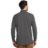 Port Authority Men's Sterling Grey Ezcotton Long Sleeve Polo