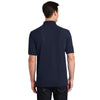 Port & Company Men's Deep Navy Ring Spun Pique Polo