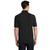 Port & Company Men's Jet Black Ring Spun Pique Polo