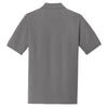 Port & Company Men's Medium Grey Ring Spun Pique Polo