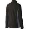 Port Authority Women's Black/Battleship Grey Colorblock Value Fleece Jacket