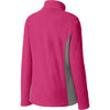 Port Authority Women's Pink Azalea/Deep Smoke Colorblock Value Fleece Jacket
