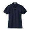 au-l420-port-authority-womens-navy-pique-polo