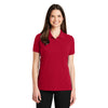 Port Authority Women's Apple Red Ezcotton Polo