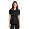 Port Authority Women's Black Ezcotton Polo