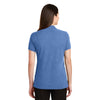 Port Authority Women's Blue Heather Ezcotton Polo