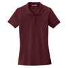 au-lk8000-port-authority-women-burgundy-polo