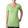 N3530 Next Level Women's Apple Green Scoop Neck Tee