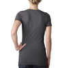 Next Level Women's Dark Gray Scoop Neck Tee