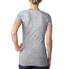 Next Level Women's Heather Gray Scoop Neck Tee