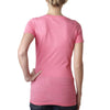 Next Level Women's Hot Pink Scoop Neck Tee