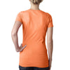 Next Level Women's Neon Heather Orang Scoop Neck Tee