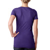 Next Level Women's Purple Rush Scoop Neck Tee