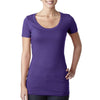 N3530 Next Level Women's Purple Rush Scoop Neck Tee