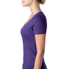 Next Level Women's Purple Rush Scoop Neck Tee