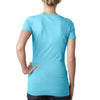 Next Level Women's Tahiti Blue Scoop Neck Tee