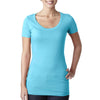 N3530 Next Level Women's Tahiti Blue Scoop Neck Tee