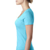 Next Level Women's Tahiti Blue Scoop Neck Tee