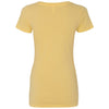 Next Level Women's Banana Cream Deep V-Neck Tee