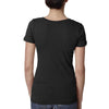 Next Level Women's Black Deep V-Neck Tee