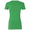 Next Level Women's Kelly Green Deep V-Neck Tee