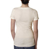 Next Level Women's Oatmeal Deep V-Neck Tee