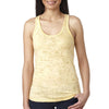 Next Level Women's Banana Cream Burnout Racerback Tank