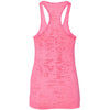 Next Level Women's Neon Pink Burnout Racerback Tank