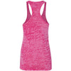 Next Level Women's Shocking Pink Burnout Racerback Tank